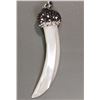 Image 1 : #30-MOTHER OF PEARL W/ CRYSTAL PENDANT