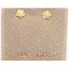 Image 1 : #5-14KT GOLD CUBIC ZIRCONIA & MOTHER OF PEARL
