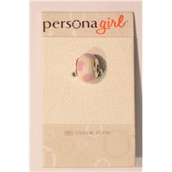 #10-STERLING SILVER PERSONA GIRL SINGLE BEAD