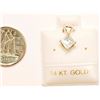 Image 1 : #36-14KT GOLD GENUINE MOONSTONE PENDANT