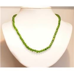 #39-JADE NECKLACE WITH MAGNETIC CLASP