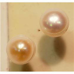 #43-FRESHWATER PEARL EARRINGS