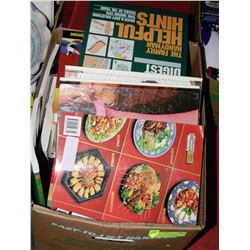 BOX OF COOK BOOKS