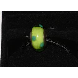 GREEN PANDORA BEAD