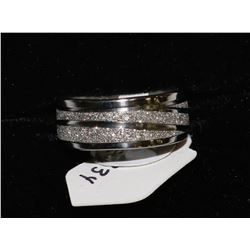 STAINLESS STEEL SPINNER BAND RING SIZE 7.5