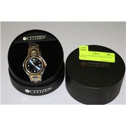 CITIZEN QUARTZ STAINLESS STEEL WATCH
