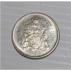 1965 CANADIAN 50 CENT PIECE