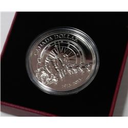 2013 FINE SILVER ARCTIC EXPEDITION CANADA $1