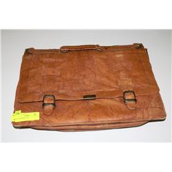 LEATHER SOFT SHELL  BRIEFCASE