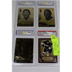 LOT OF 4 CARDS INCL. 2005 UPPERDECK SIDNEY CROSBY