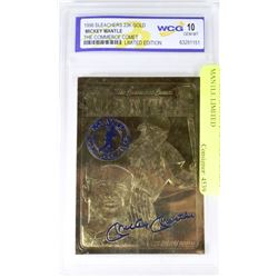 1996 BLEACHERS 23K GOLD MICKEY MANTLE LIMITED