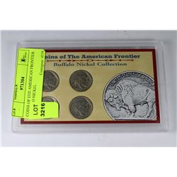 COINS OF THE AMERICAN FRONTIER BUFFALO NICKEL