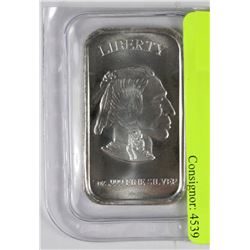 FINE SILVER .999 1-OZ USA  BAR