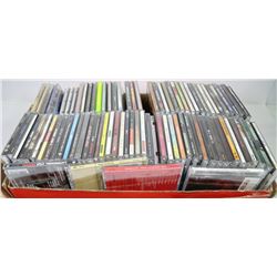 FLAT OF ASSORTED MUSIC CD'S
