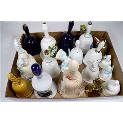 FLAT OF COLLECTIBLE BELLS