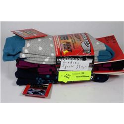 3 PACK OF LADIES INFRARED SOCKS