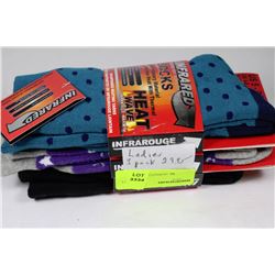 3 PACK OF LADIES INFRARED SOCKS
