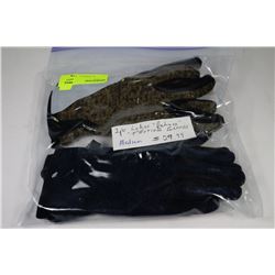 2 PACK OF LADIES DELUXE TEXTING GLOVES - SIZE M