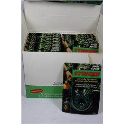 BOX OF 12 STINGER CITRONELLA  WRISTBANDS