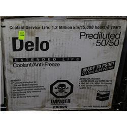 CASE OF 50/50 ANTIFREEZE 6 JUGS OF 3.785L EACH