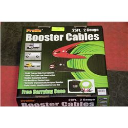 PROGLO BOOSTER CABLES 25'-2GAUGE BRAND NEW IN BOX