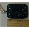 Image 1 : MURANO GLASS PENDANT ON CHAIN