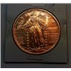 Image 1 : LADY LIBERTY 1 OZ PURE COPPER COIN