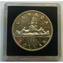 1957 CANADIAN SILVER DOLLAR