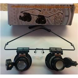GLASSES TYPE JEWELLERS 20x MAGNIFIER