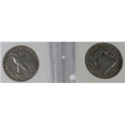 R-2PCS 1942 LIBERTY AND FRANKLIN 1960-D US SILVER