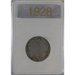 N-1928 SILVER CANADIAN QUARTER
