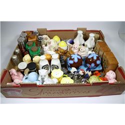 FLAT OF ESTATE SALT & PEPPER SHAKERS