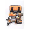 Image 2 : 7PC SET OF RIGID 18V TOOLS INCL 3/8" DRILL,3/8"