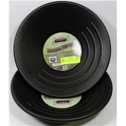 TWO 14" PROSPECTING GOLD PANS