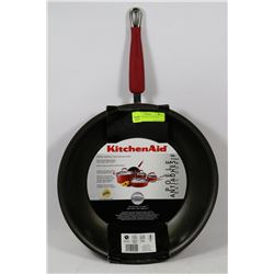 NEW KITCHENAID 12 INCH RED SKILLET -
