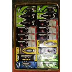 FLAT OF BRIDGESTONE ASSORTED RECLAIMED GOLF BALLS