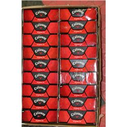 FLAT OF CALLAWAY DIABLO RECLAIMED GOLF BALLS