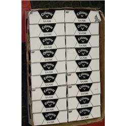 FLAT OF CALLAWAY SOLAIRE RECLAIMED GOLF BALLS