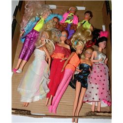 FLAT OF BARBIES