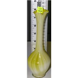 ART GLASS VASE 8"H