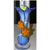 Image 1 : ART GLASS VASE 8"H