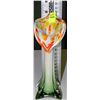 Image 1 : ART GLASS VASE 8"H