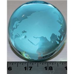 ART GLASS PAPER WEIGHT GLOBE