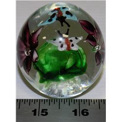 ART GLASS PAPER WEIGHT