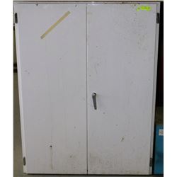 METAL 2 DOOR LOCKING CABINET