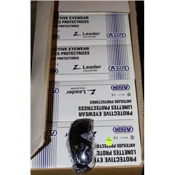 CASE OF SAFETY GLASSES - LENSES ONLY, NO ARMS