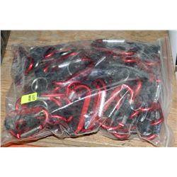 BAG OF RED UNIVERSAL CLIPS
