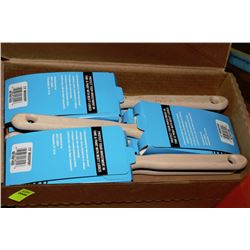 TWELVE 2.5" PAINT BRUSHES