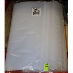 BAG OF 100 12X15 4MM ZIPLOC BAGS