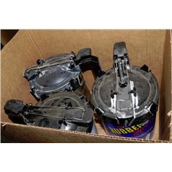 BOX OF PAINTING SUPPLIES